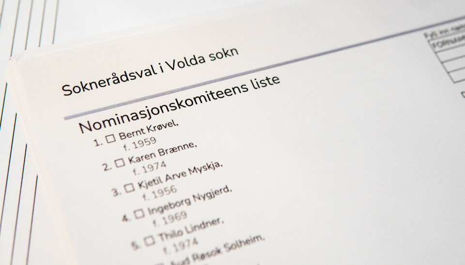 PÅ LISTA: Ingeborg Nygjerd og Bernt Krøvel er to av tretten kandidatar på lista til Volda sokn.