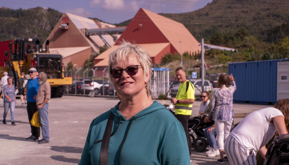 SOLBRILLEVÆR: Ordfører Lena M. Landsverk Sande