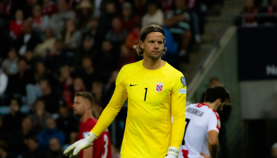 NUMMER EN: Ørjan Nyland har fått lite spilletid for klubblagene sine, men er førstevalget til Ståle Solbakken på landslaget.