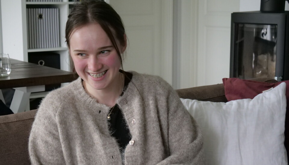 BLID: Madelen har alltid et smil på lur og er positiv til hverdagen, selv om den har litt ekstra utfordringer.