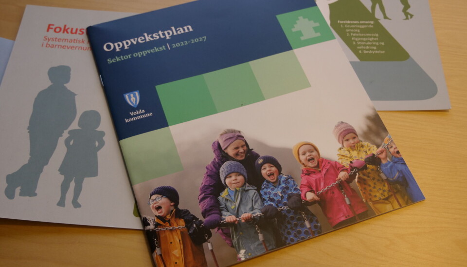 OPPVEKSTPLAN: Brosjyre viser oppvekstplanen til Volda kommune for 2022-2027. OPPVEKSTPLAN: Brosjyre viser oppvekstplanen til Volda kommune for 2022-2027.