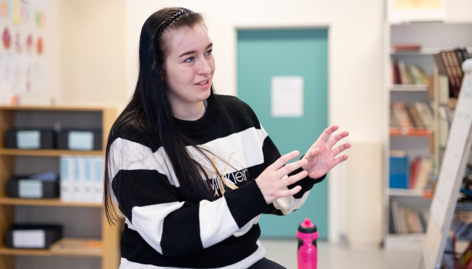 LÆRARSTUDENT: Pernille Viddal går siste året på lærarutdanninga ved Høgskulen i Volda