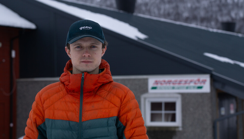 UNG BONDE: Ivar Børge Seljeset (22) har hele livet vært sikker på yrkesveien.