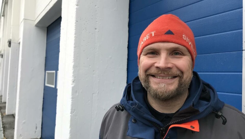 SIVILFORSVARET: Jonas Reitan er leiar av sivilforsvaret Ørsta/Volda.