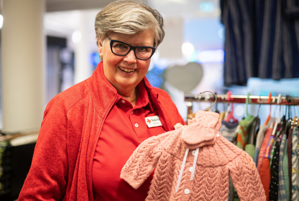 ENGASJERT: Martha Liaskar er styremedlem i Volda Røde Kors Omsorg, og hjelper ofte til i Buda.