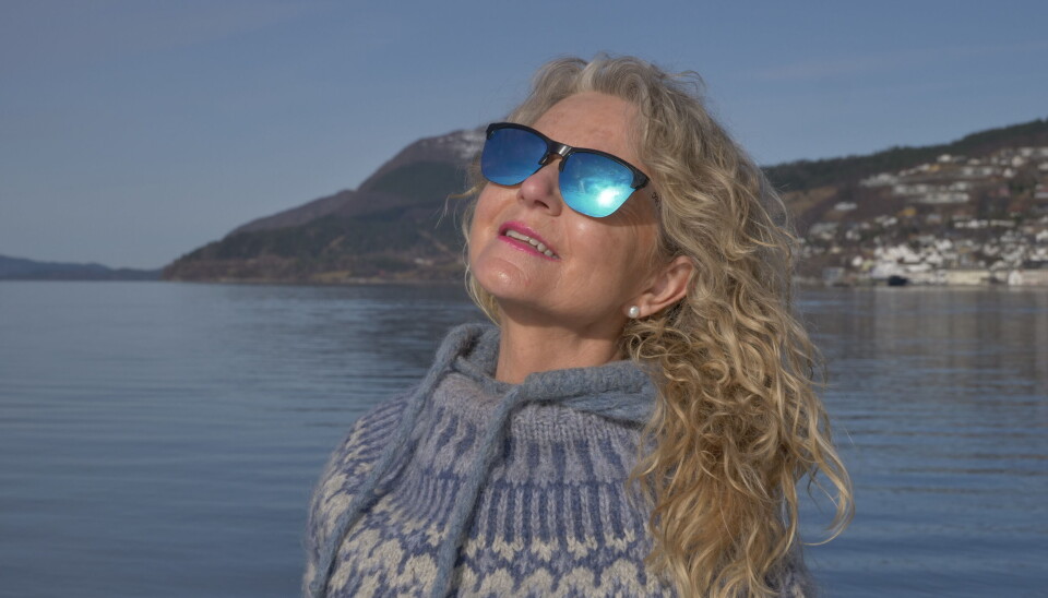 POSITIV: Sissel Andenes er opptatt av å skape seg en glad dag.