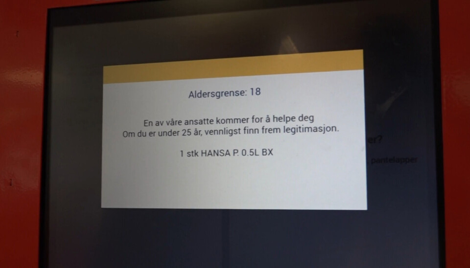 Melding til besvær: Om kommunestyret godkjenner vedtaket til formannskapet neste uke, vil slike meldinger på selvbetjeningskassene forsvinne.