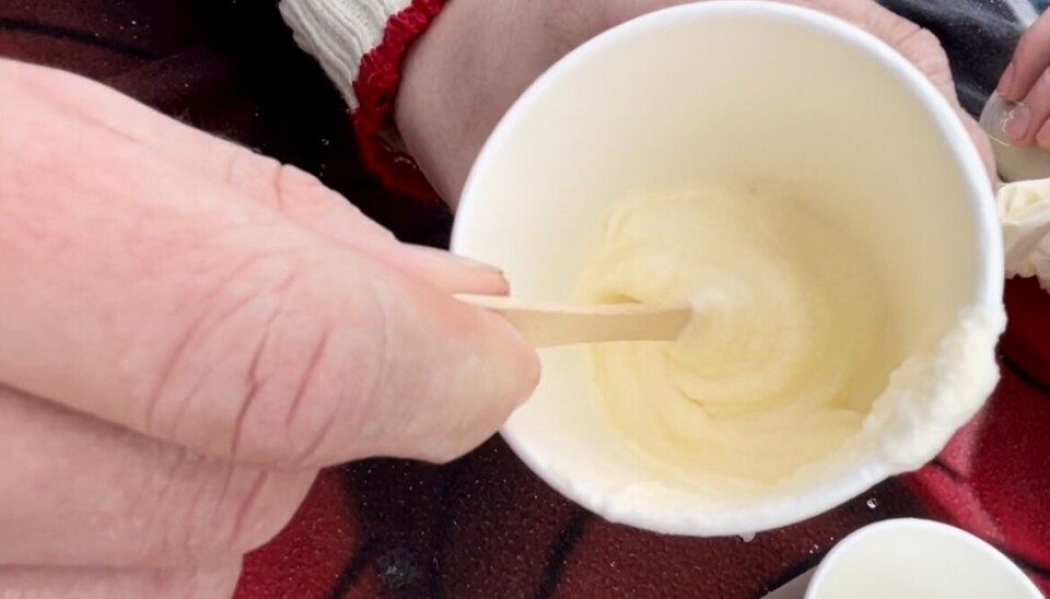SOFTIS: Det blir altså is, og det smaker faktisk som softis.