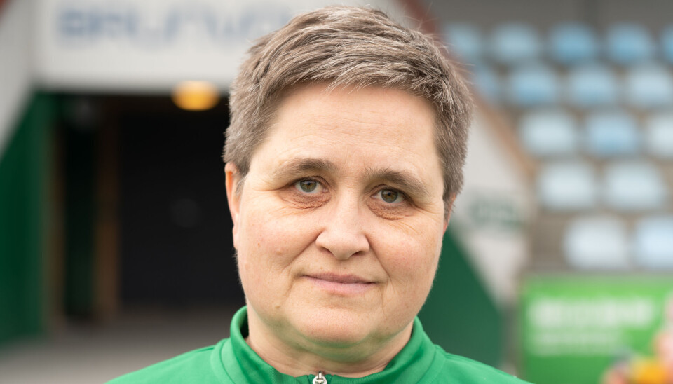 Dagleg leiar i Volda TI Fotball: Rønnaug Myklebust fortel at det har vore ei sportsleg satsing i klubben.