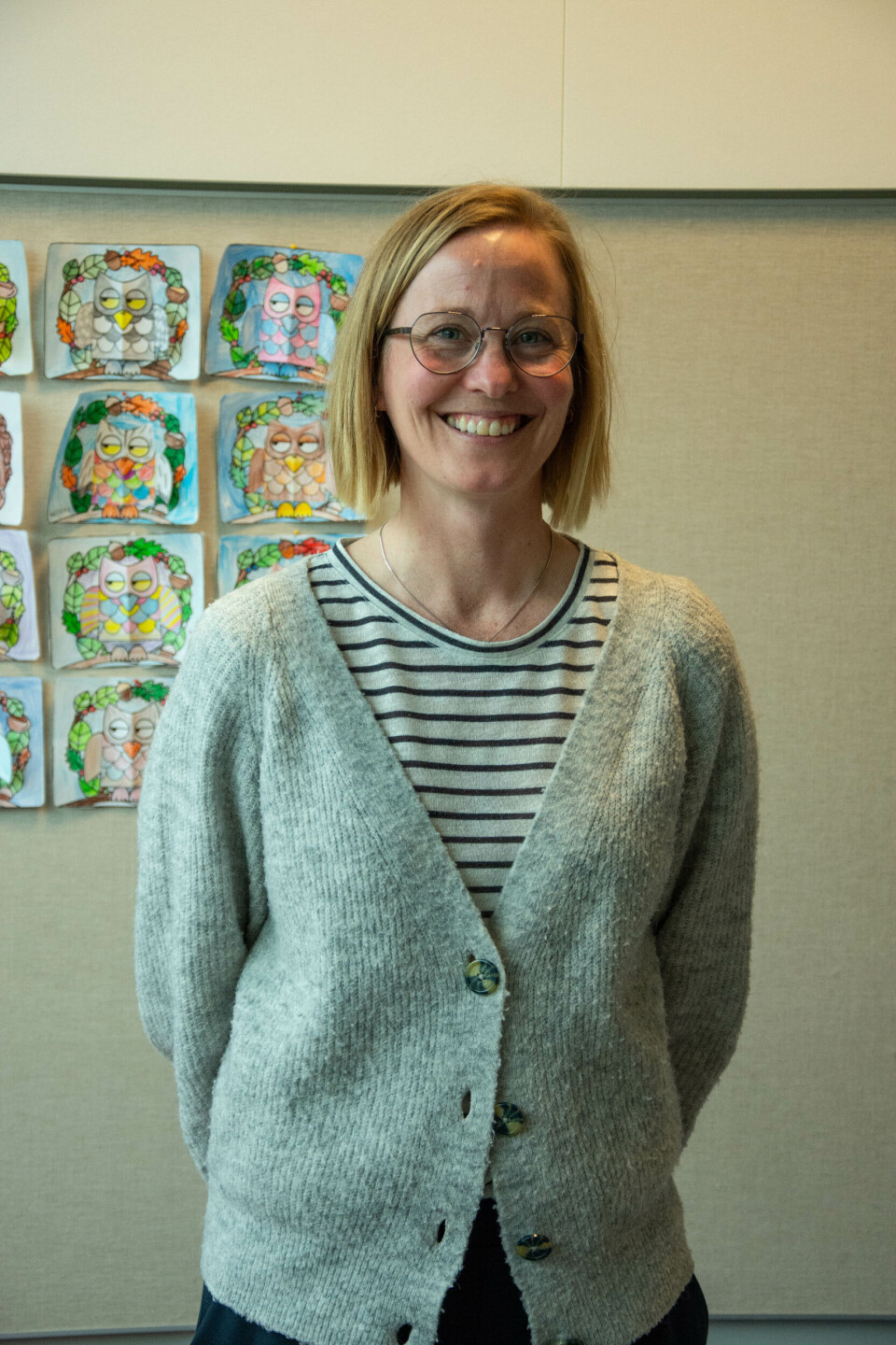 Fornøyd lærer Hanna Karlsen Wold