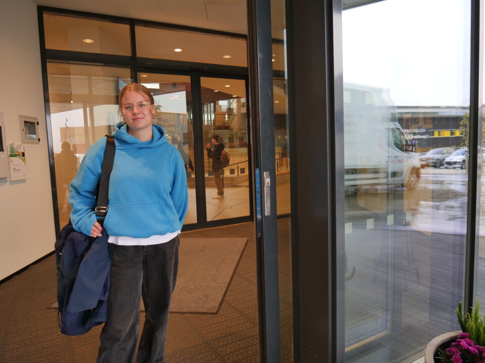 STUDENT: Terese Carlsen er fornøyd med turmulighetene på sitt nye studiested.