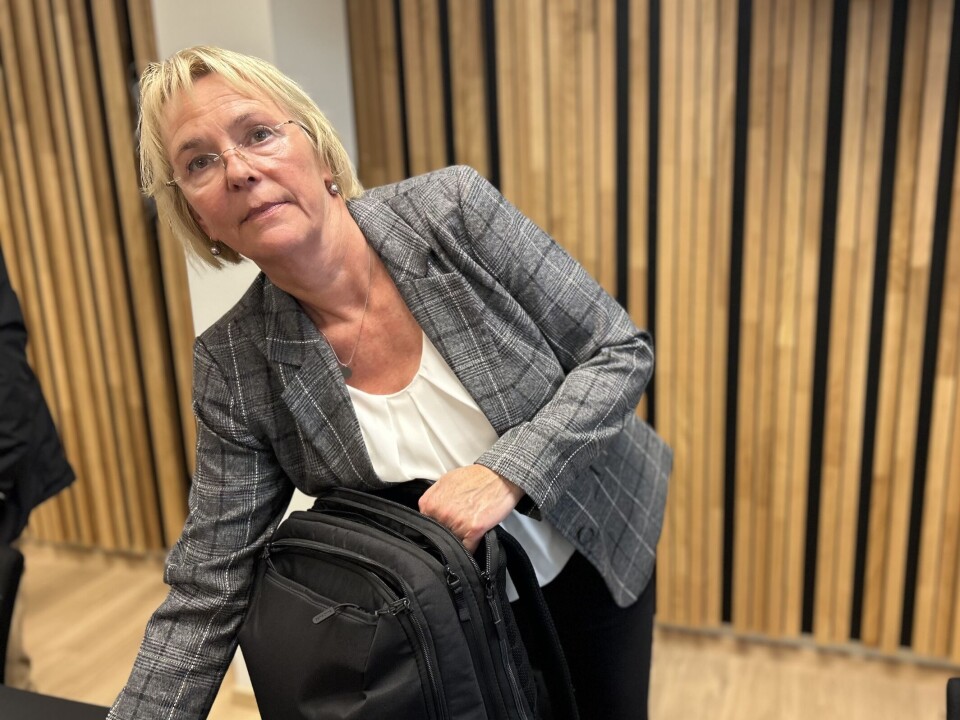 Kommunedirektør i Ørsta kommune, Wenche Solheim, like etter rettsmøtet.