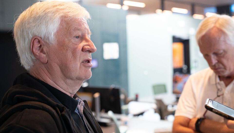 GJENFORENT: Terje Solheim (73) setter pris på å bli gjenforent med studiekameraterhan ikke har sett på flere år.