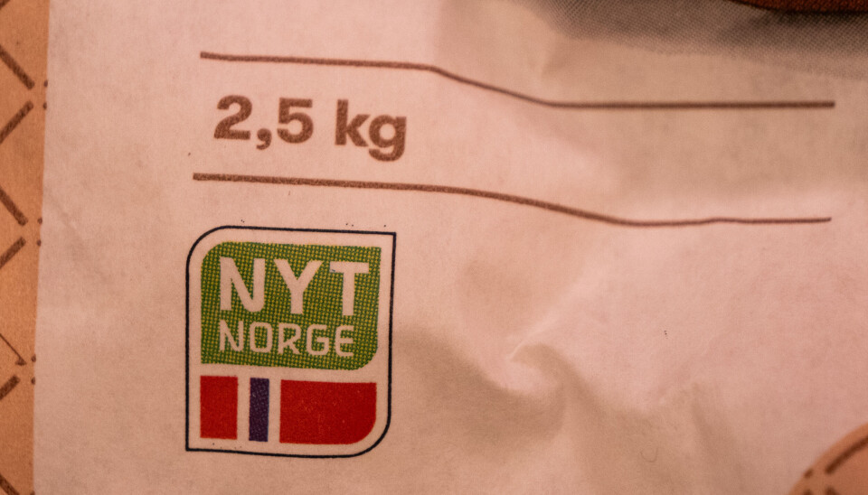 'NYT NORGE': Slik ser merkingen til 'Nyt Norge' ut.