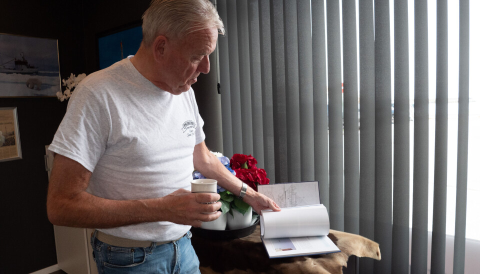 POLARSTAR: Willy bestemte seg for å kjøpe Polarstar flere år tilbake. – Polarstar var en veldig stor glede og inspirasjon. En må vel være litt gal for å sette i gang noe sånt. FOTO: