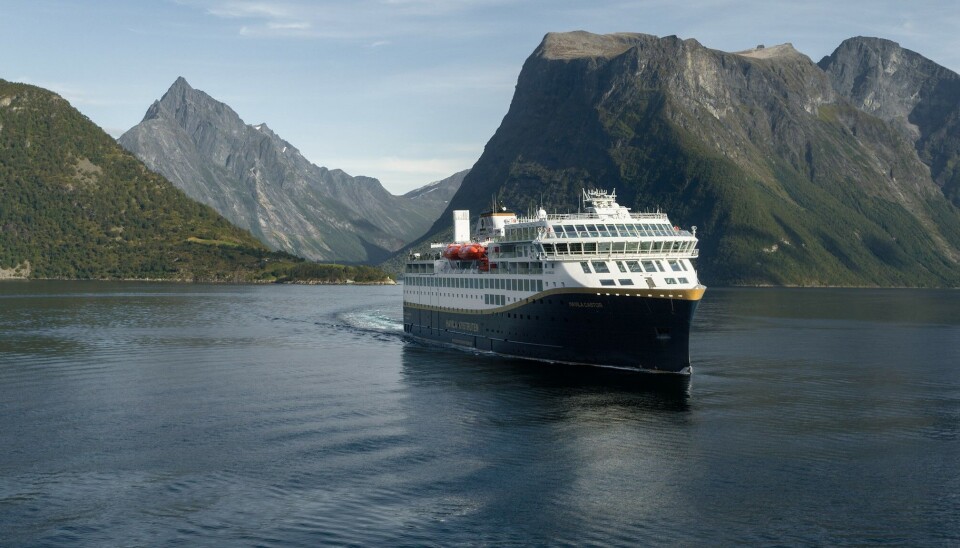 HAVILVA: Per Rolf Sævik har gjort det stort som reder, her illustrert ved Havila kystrute i Hjørundfjord.