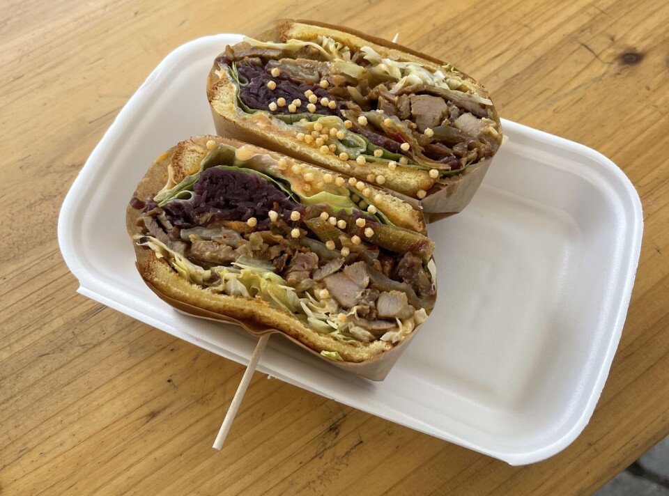 VINNER: Sandwichen Grilled Duck fra Sando food truck var Europeisk mester i 2023.
