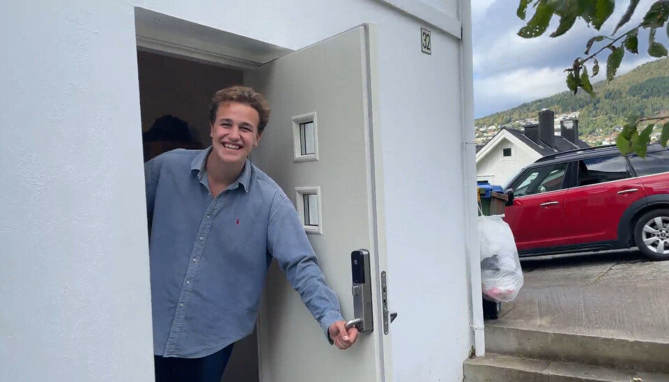 STORFORNØYD: Volda var en fulltreffer for drama-studenten Snilstveit.