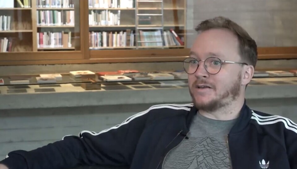 FORMIDLE: Olav Øyehaug Opsvik ved Ivar Aasen museet ønsker å formidle den nynorske kulturarven.