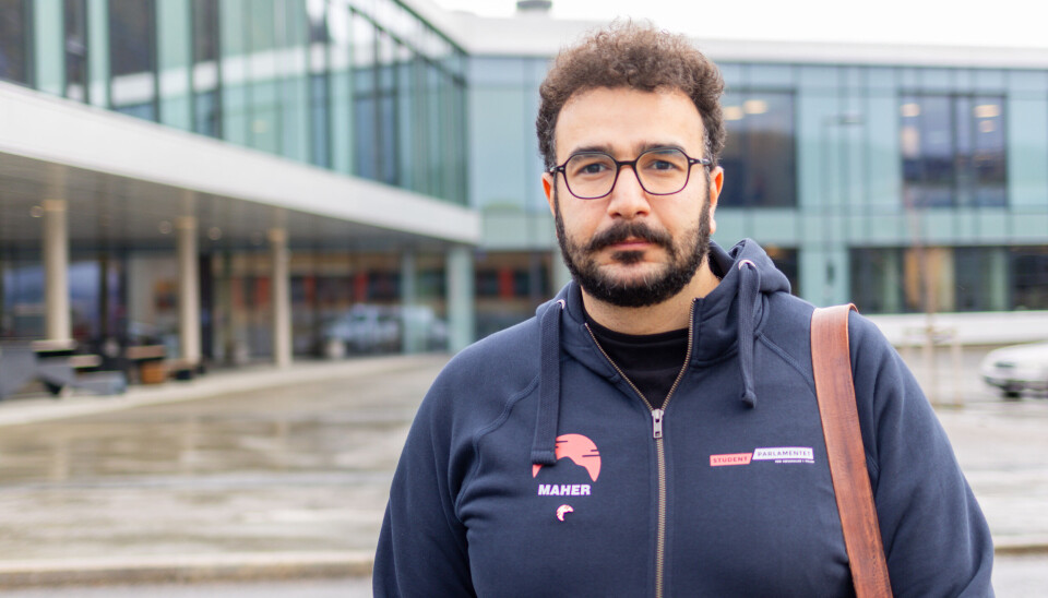 KLAR TALE: – Vi sliter med å rekruttere studenter til studentparlamentet, sier leder Maher Othman