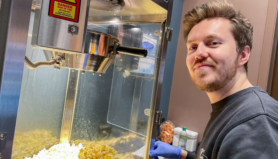 VIKTIG: Kulturvert Lars-Erik Hansen (28) synes det er viktig at filmteateret har slike arrangementer som studentkinoen.