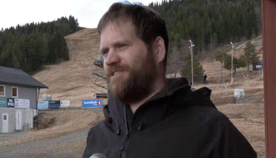 HÅPEFULL: Torgeir Bratteberg, styreleder for skisenteret, er håpefull på mer snø fremover.