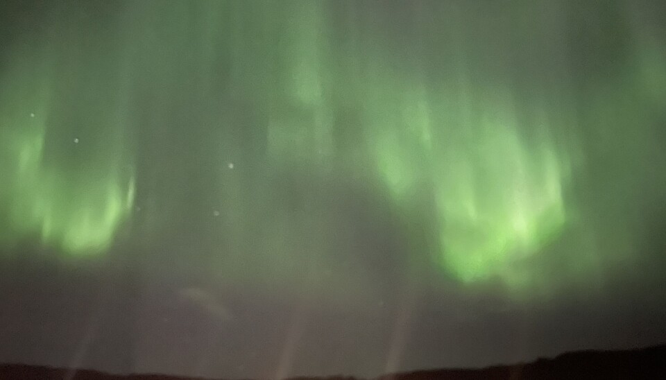 VAKKERT: nordlys i har vist seg ofte på himmelen lengre sør i Norge.