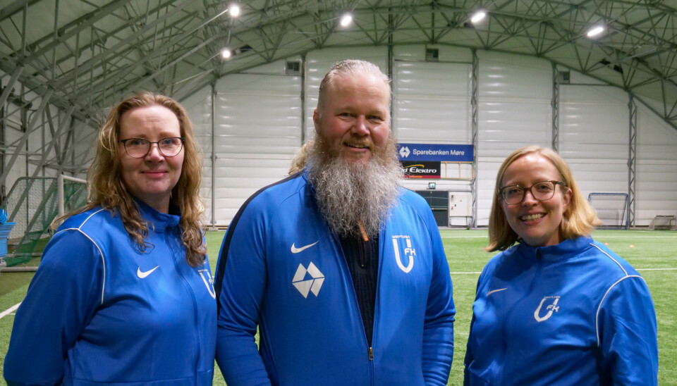 FRIVILLIGE: F.v. Monja Garshol Berge, Bjørnar M. Berge og Stine Engjaberg Rusten ønsker at alle skal få muligheten til å delta i en aktivitet.