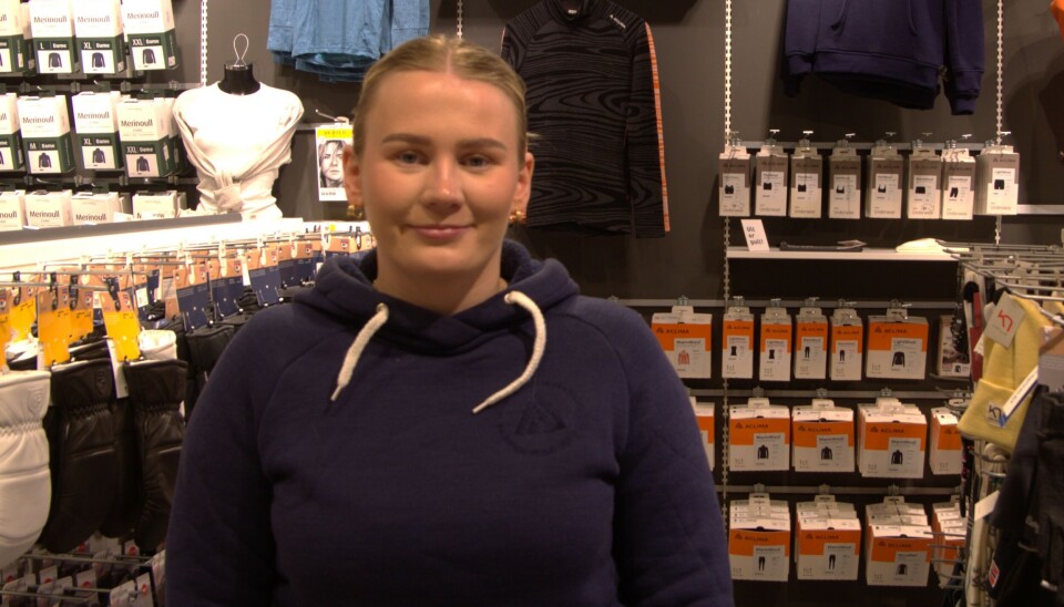 SPARER: Bertine Ringstad jobber for å tjene penger til ny bolig
