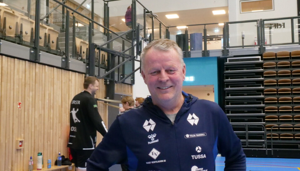 FORNØYD: Hovedtrener Reidar Møistad har stor tro på Voldas forsvar