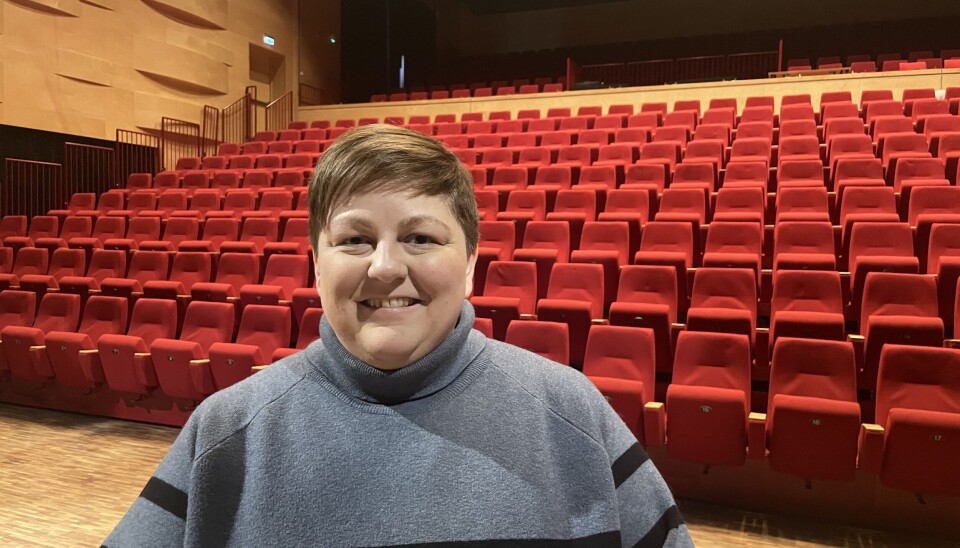 SMILER: Annika Brandal i Sjøborgs kultursal.