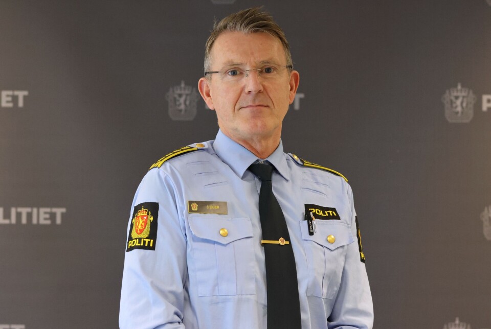 FULL AGENDA: Politileder Oddbjørn Solheim, forteller at politiet på Sunnmøre nå opplever en rekke henvendelser i forbindelse med trusler om skoleskyting på barne- og ungdomsskoler.