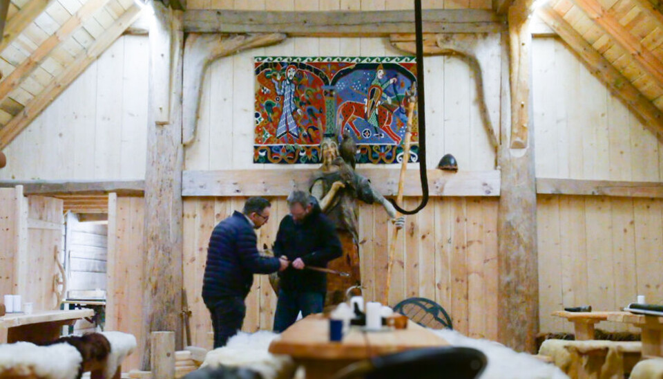 ENGASJERT: Ronny og Frode er stolte over arbeidde gruppa har lagt ned.