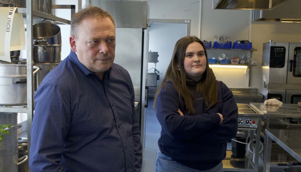 KJIPT: Retor Tore Tangen og elevrådsleder Julie Storøy synes det er kjipt at de må kutte tilbudet for påbygg fra høsten.