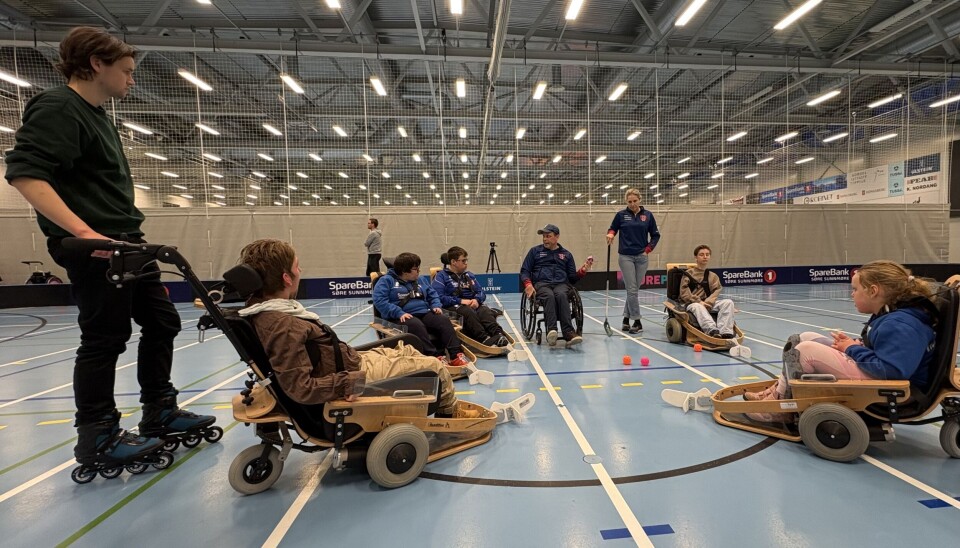 FELLESKAP: EL-innebandy er med på å skape et felleskap for personer med funksjonsnedsettelser