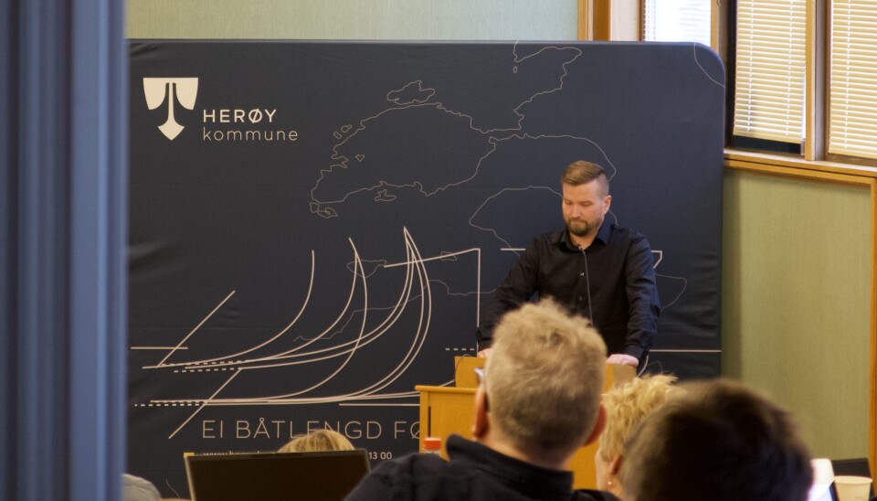 Alf Einar Moltubakk taler for folkelista.