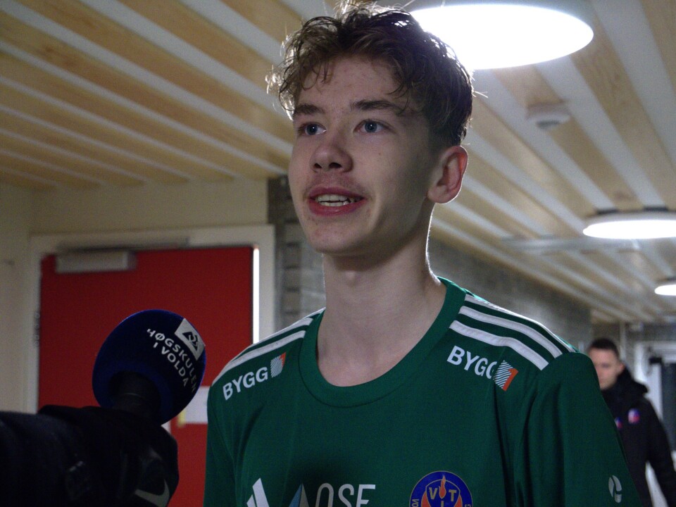 STOLT: Nicholas Alme Bakke takker faren for tilliten etter gårsdagens seier.