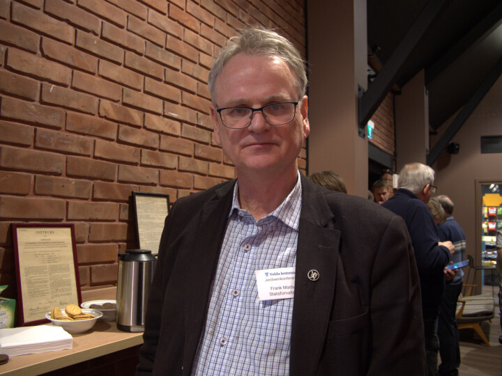 Landbruksdirektør: Frank Madsøy og andre foredragsholdere møtte opp på onsdagens konferanse.