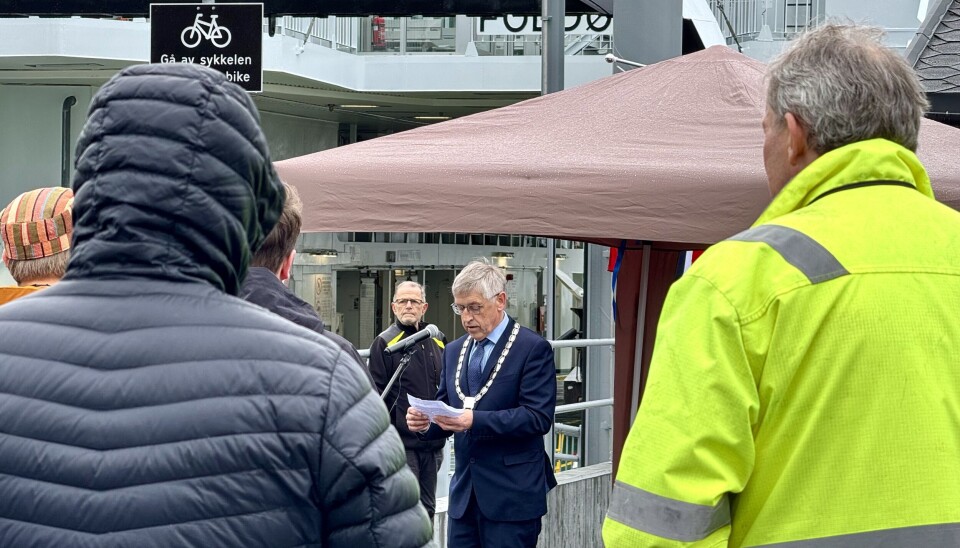 TALE: Dag Vaagen takket alle som har bidratt for å gjøre dette mulig