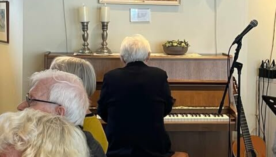 Gudveig Sollid på piano
