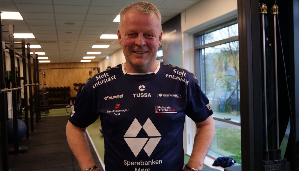 KLAR: Trenar Møistad ser fram mot kampen på søndag.