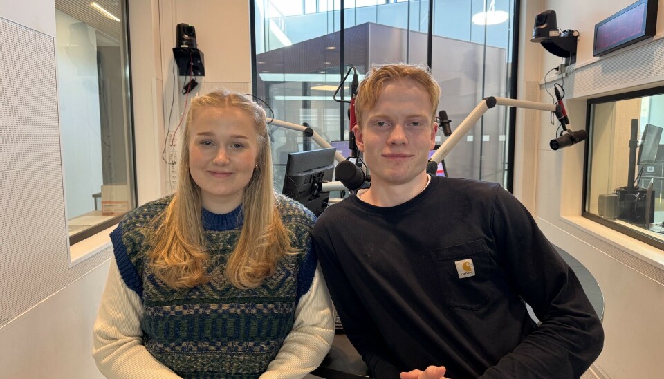 PROGRAMLEDERE: Dagens programledere er Maren Berg og Sivert Rønning Føsker.