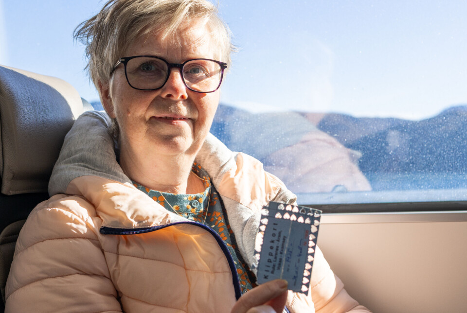 TO KLIPP IGJEN: MS Liv tilbyr klippekort med 50 turer, på kortet til Tove Cathrine Kvamme er det bare to klipp igjen.