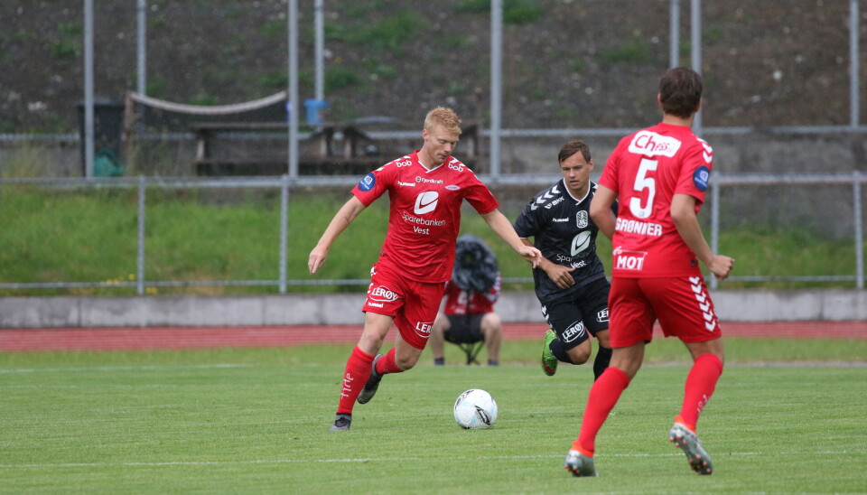 ANKER PÅ MIDTEN: Sivert Heltne Nilsen var en bauta i Brann.