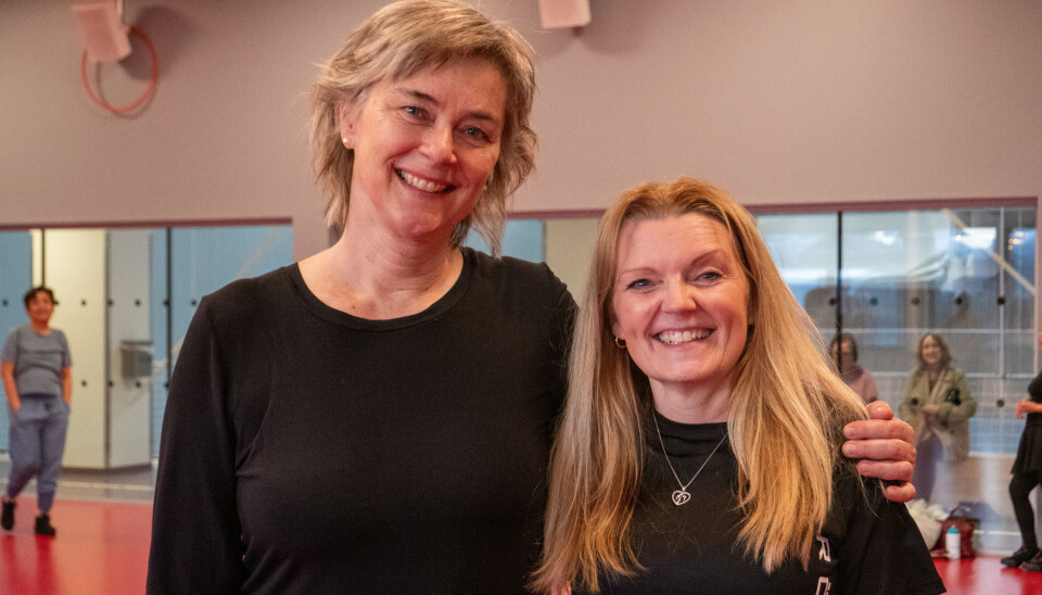 FASTE DELTAKERE: Hildegunn Osdal (62) og Linda Løvik (58) danset linedance i omtrent fem år.