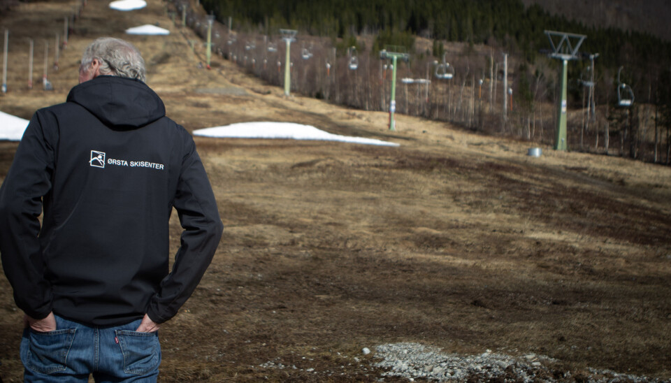 TOM STOLHEIS: Skiføret ser ikke lovende ut for påsken på Sunnmøre.