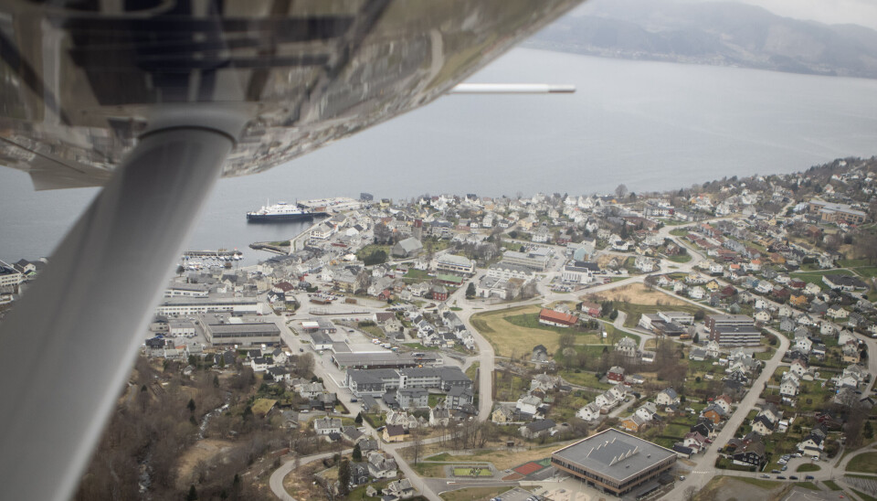 LAVT: Dagens tur gikk lavt over Volda, Ulstein og Hareid