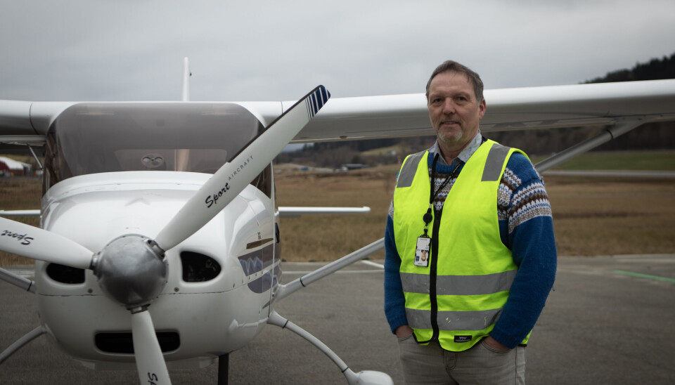 KLAR: Solheim skal ut å fly i klubbens nye sportsfly
