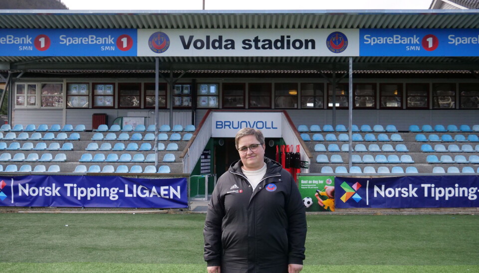 VOLDA STADION: Daglig leder i Volda TI Fotball ser ingen umiddelbar løsning på problemet.