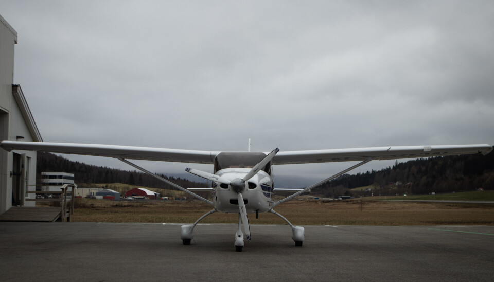 LUFT: Sirius skal her ut på tur i retning Hareidlandet.